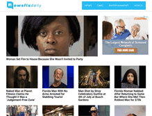 Tablet Screenshot of newsfixdaily.com